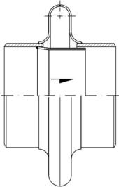 Typ M-LENS - Spezial-Kompensator | Maßskizze