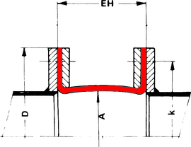 Type 31 - Fabric Expansion Joint | dimensional sketch