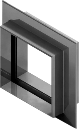 MRV típusú négyszögletes kompenzátor  | 3D nézet 